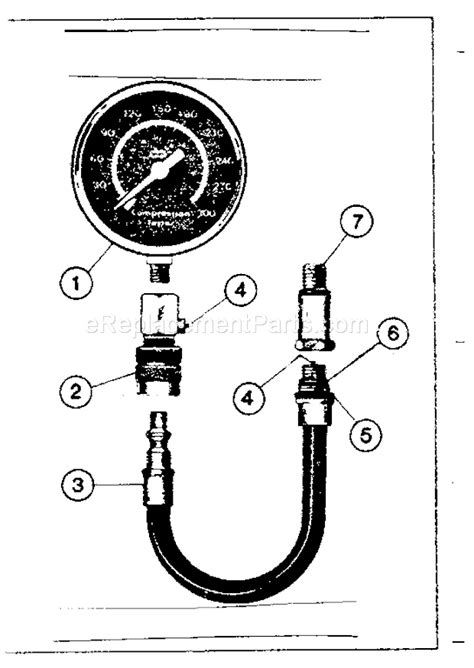 sears compression tester parts|Official Craftsman 161217102 air compressor parts .